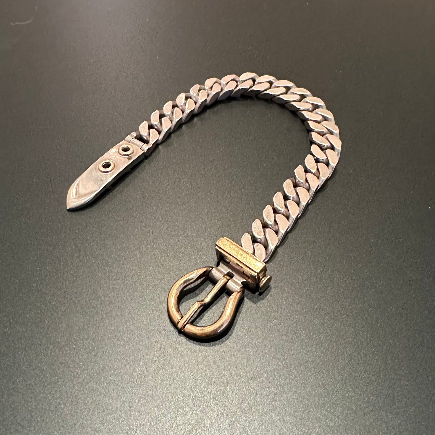 80s Hermès Boucle Sellier PM vintage SV925 AU750