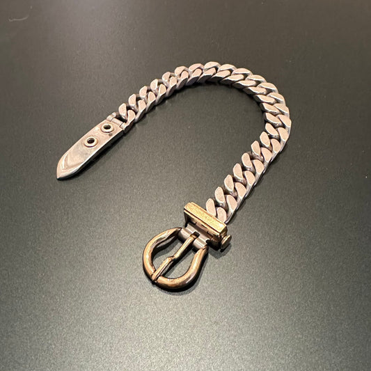 80s Hermès Boucle Sellier PM vintage SV925 AU750