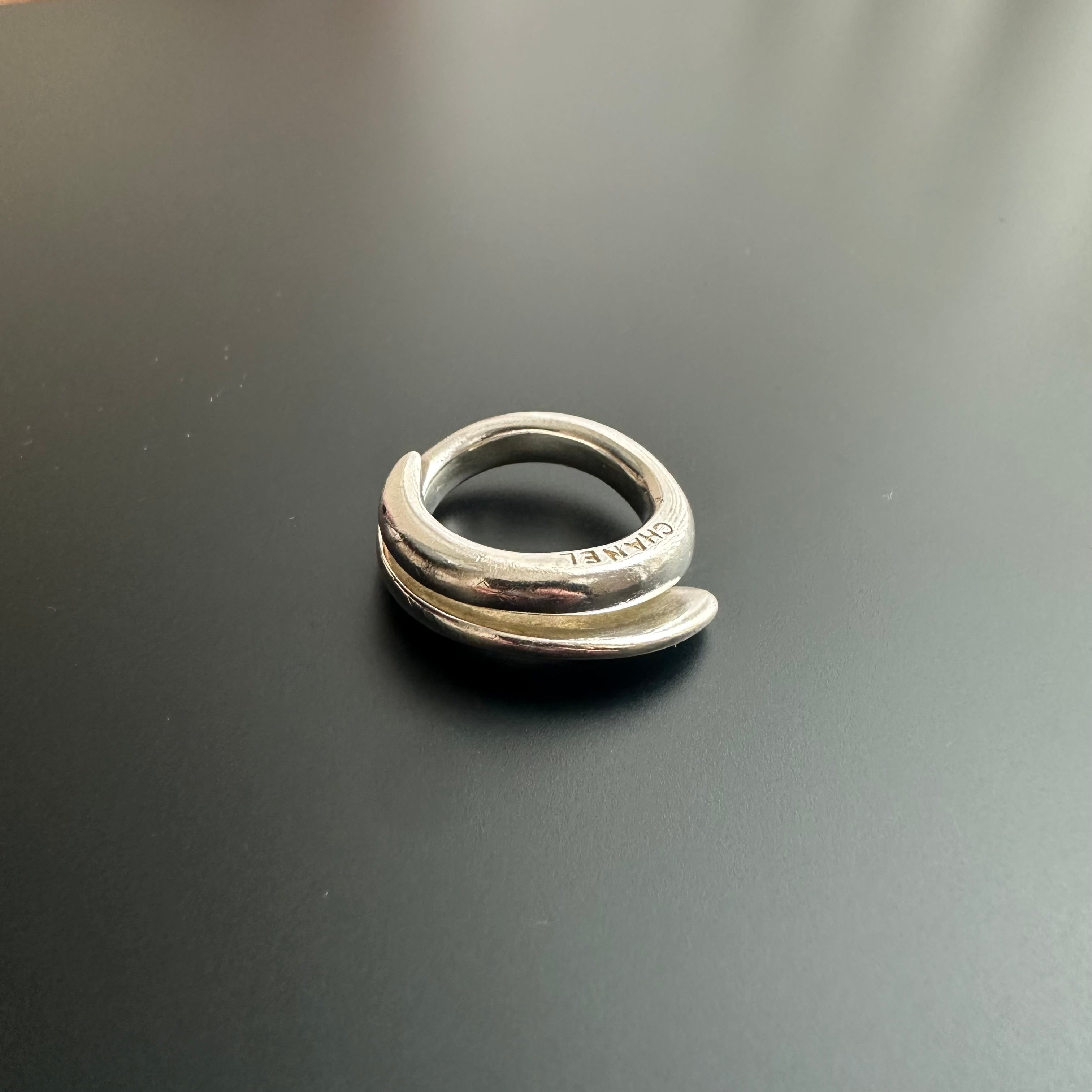 90s CHANEL ring vintage SV925 シャネル リング 90年代 ヴィンテージ