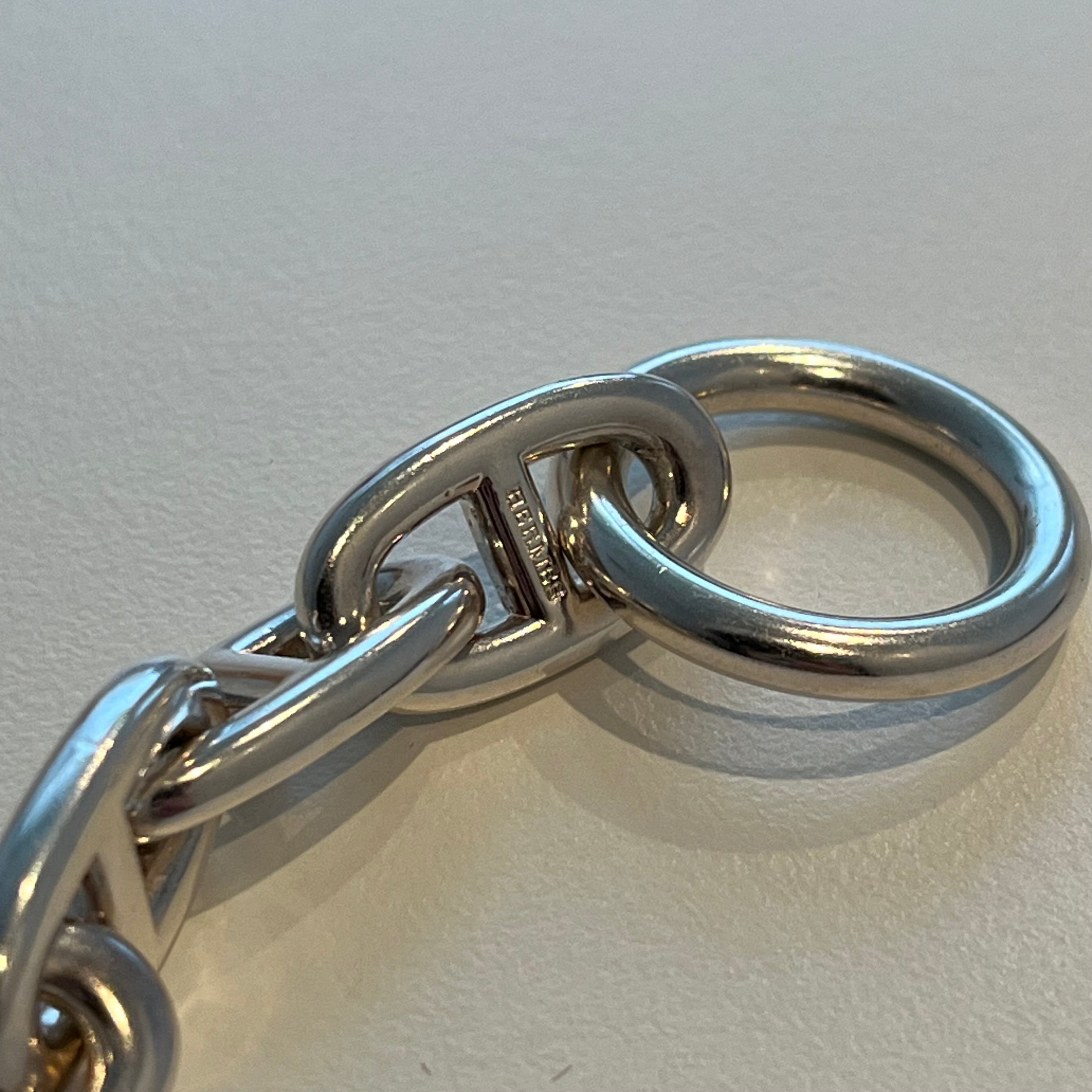 00s HERMES エルメス シェーヌダンクル GM 13コマ ブレスレット