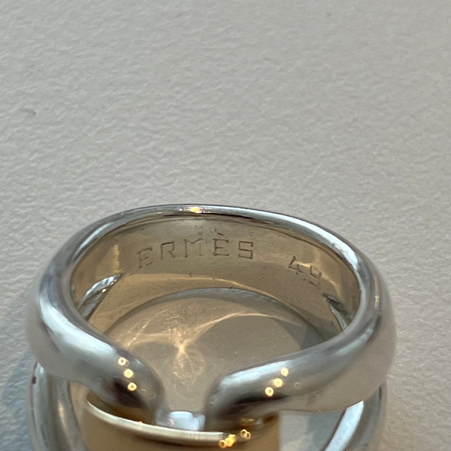 90-00s Hermès History ring vintage 925 750