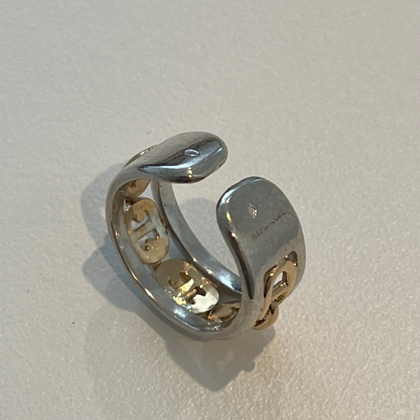 70-80s Hermès Ring vintage SV925 AU750