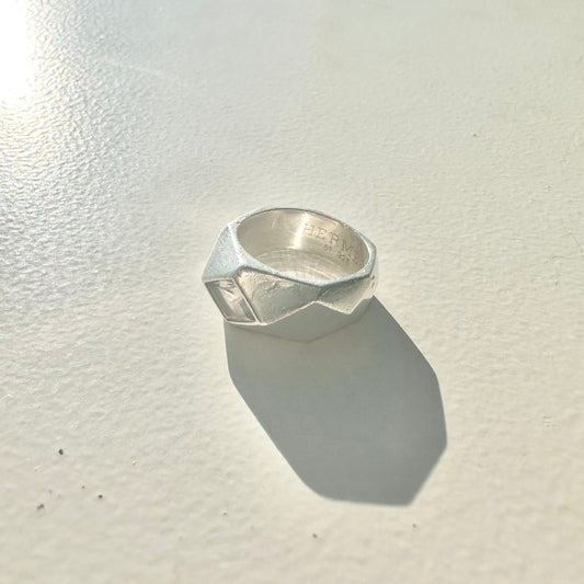 80's Hermès White Topaz ring SV925 51