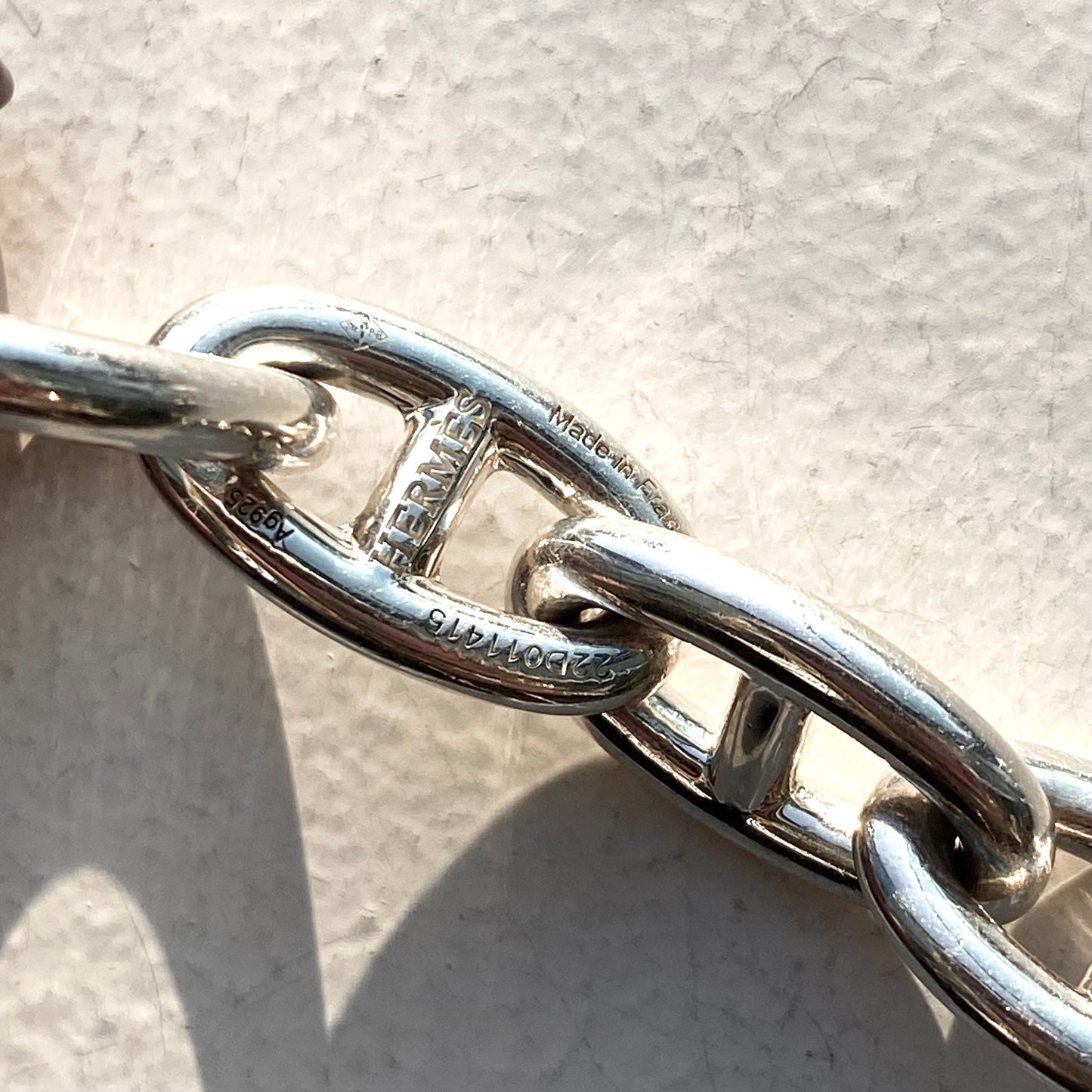 Hermès Chaine d'ancre bracelet GM 12 SV925