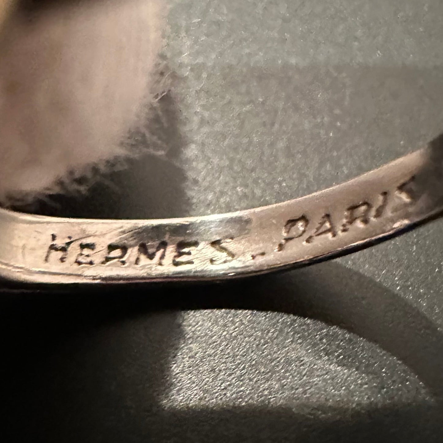 80s Hermès Chaine d'ancre Ring vintage 925 750