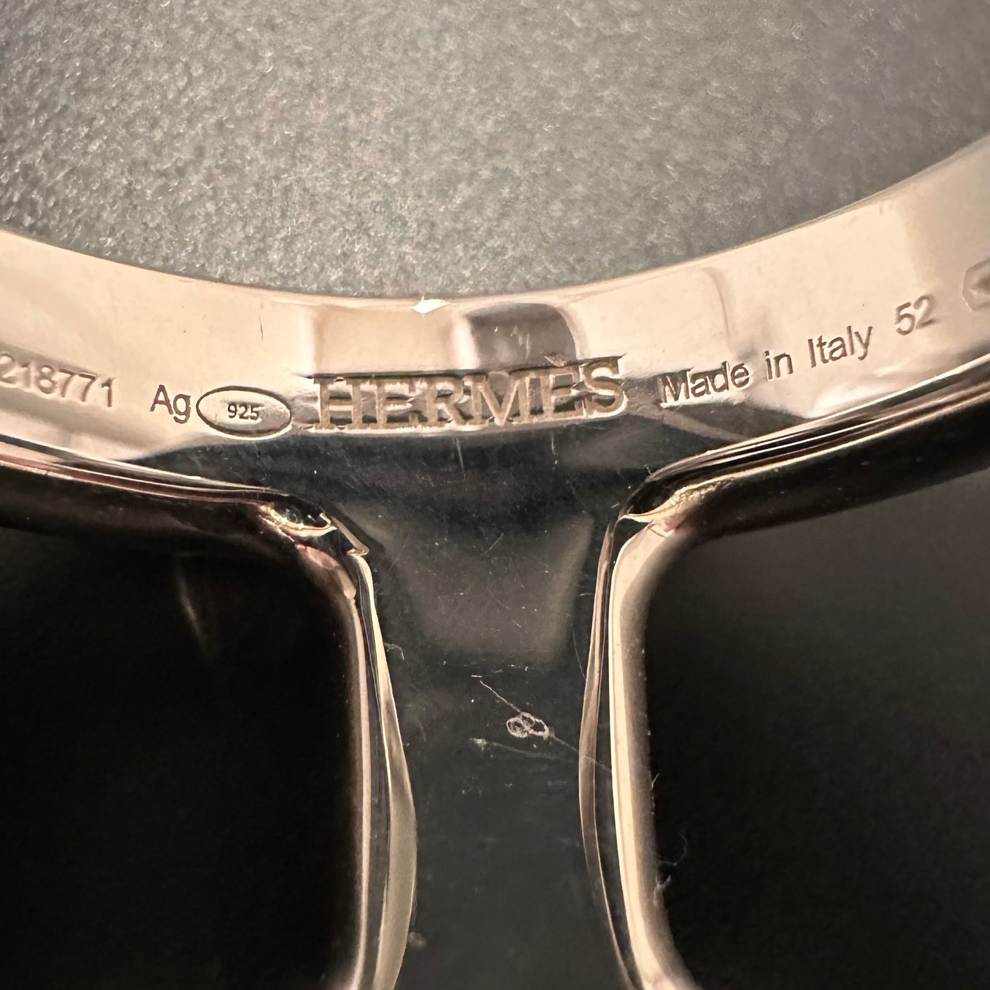 Hermès Osmose GM ring SV925 52