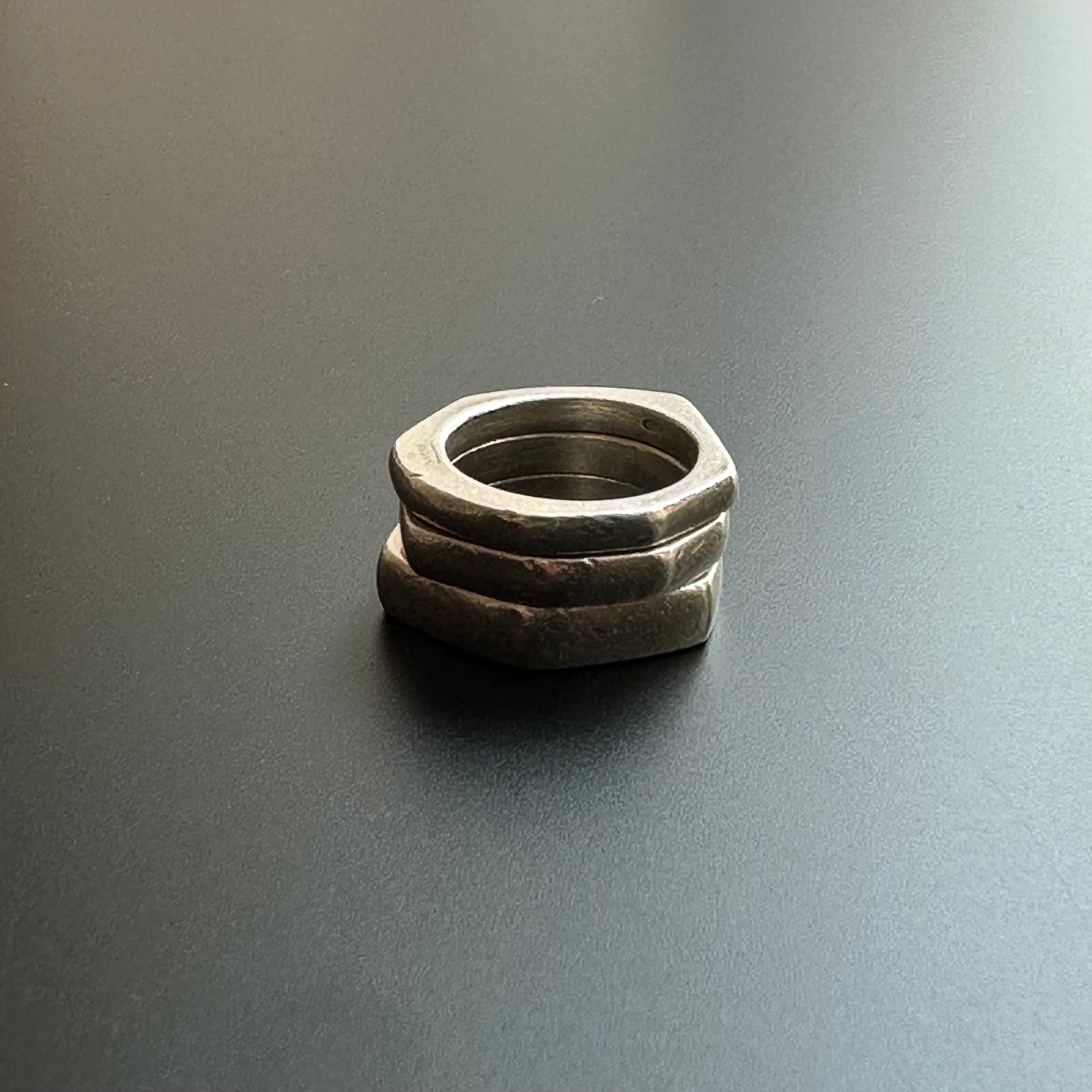 90s GUCCI vintage ring グッチ ヴィンテージ 3連 リング トムフォード