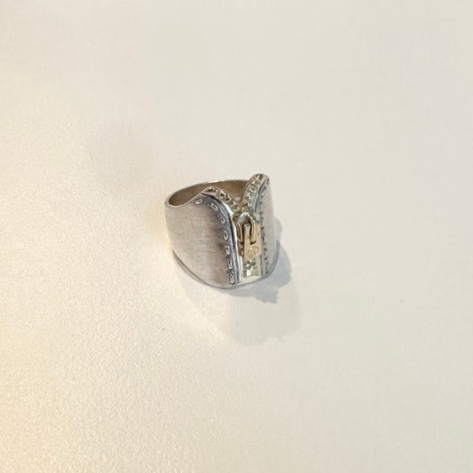 80-90s Hermès ZIP ring 925 750
