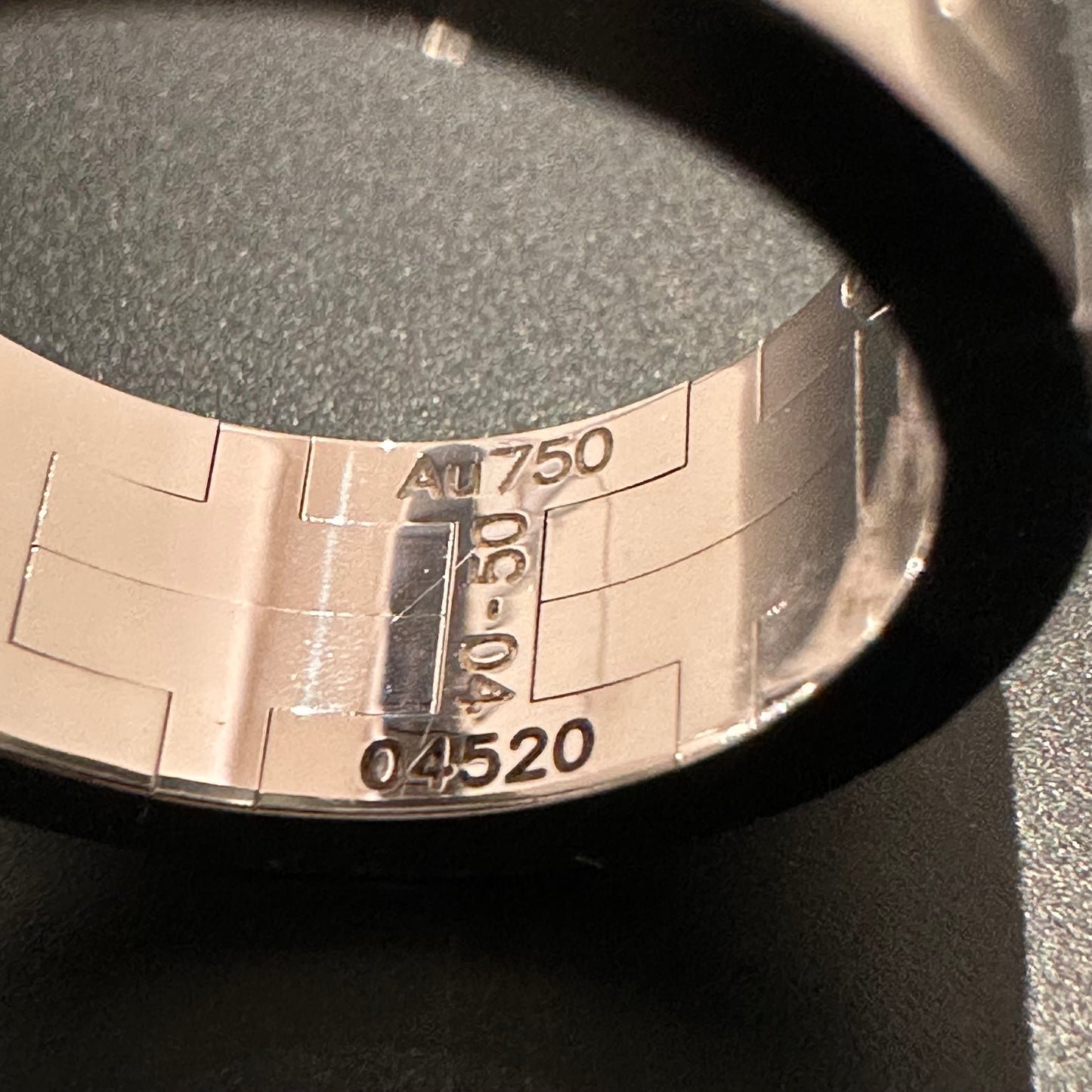 90s Hermès Kilim Ring vintage 750