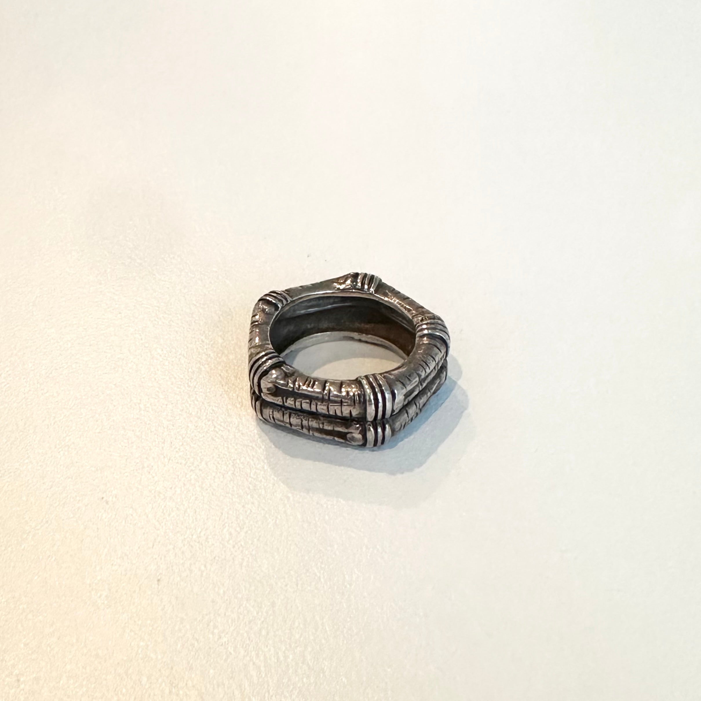 70-80s HERMES Bamboo ring vintage エルメス バンブーリング 指輪 70