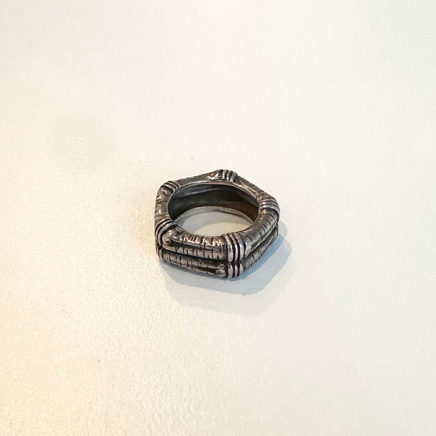 70-80s Hermès Bamboo ring vintage 800