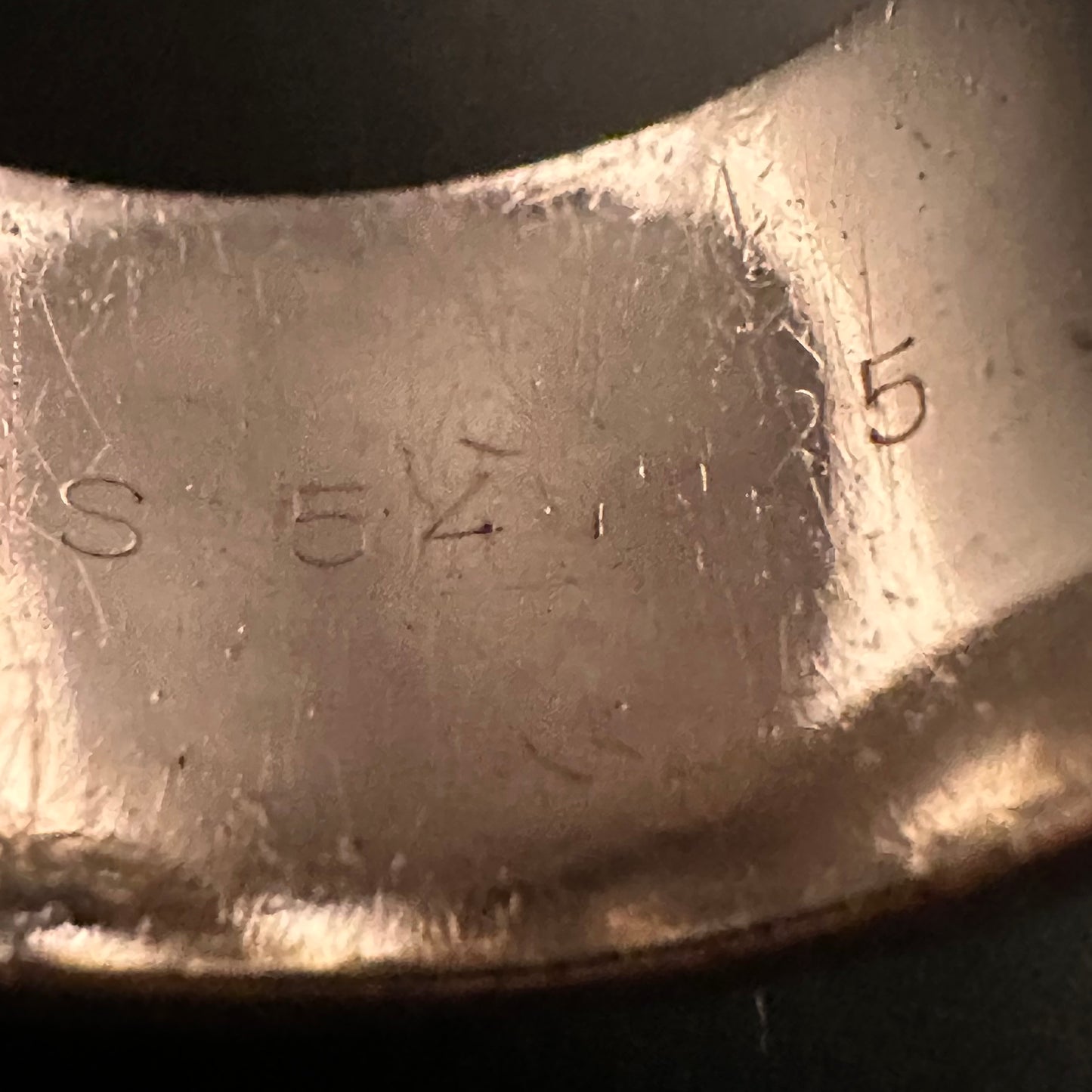 90s Hermès Echo ring 925 750