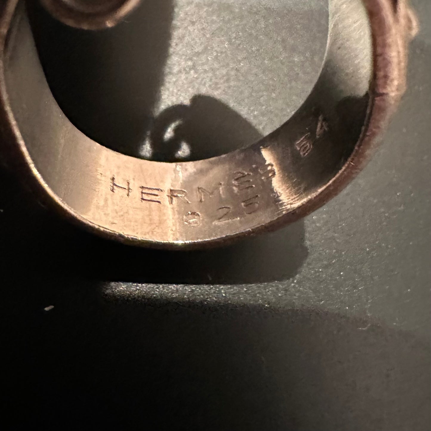 80-90s Hermès ring vintage 925
