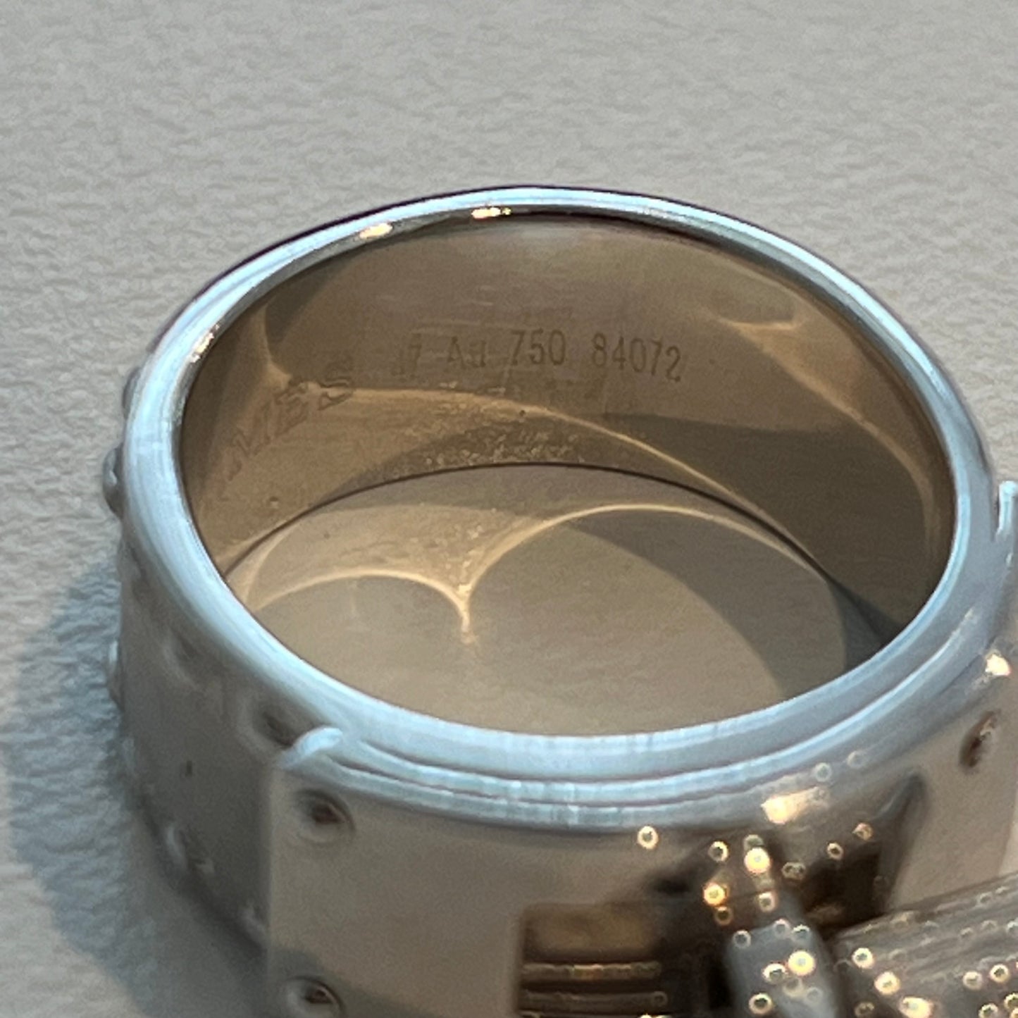 90-00s Hermès Kelly ring vintage SV925 AU750 #47