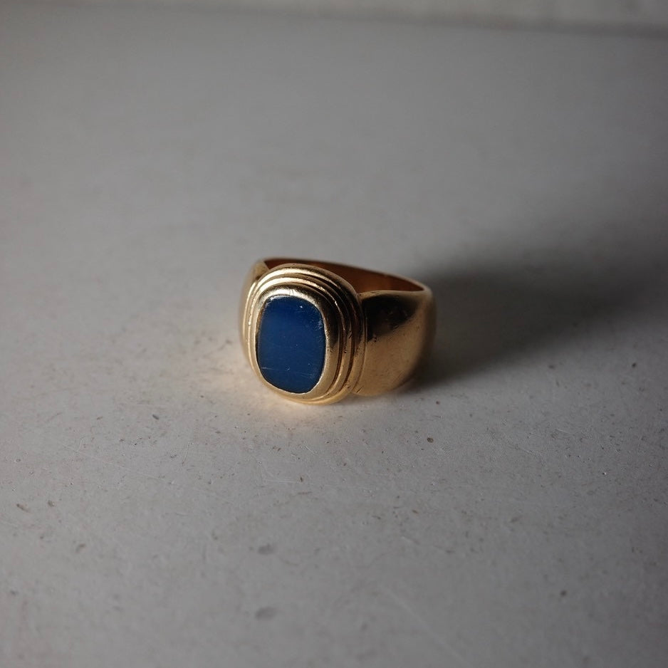 93s Cartier Agate ring vintage 750