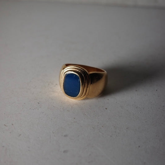 93s Cartier Agate ring vintage 750