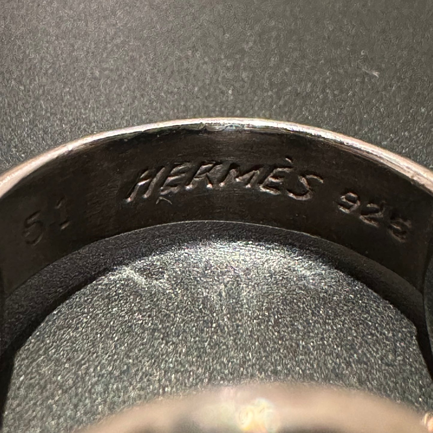 80-90s Hermès Frontail ring vintage 925