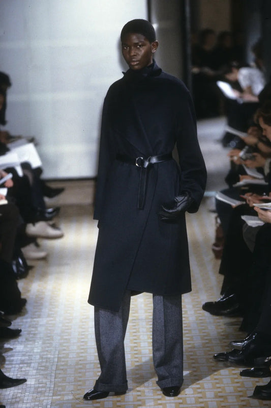 Fall2001 Hermès by Martin Margiela Cashmere long coat