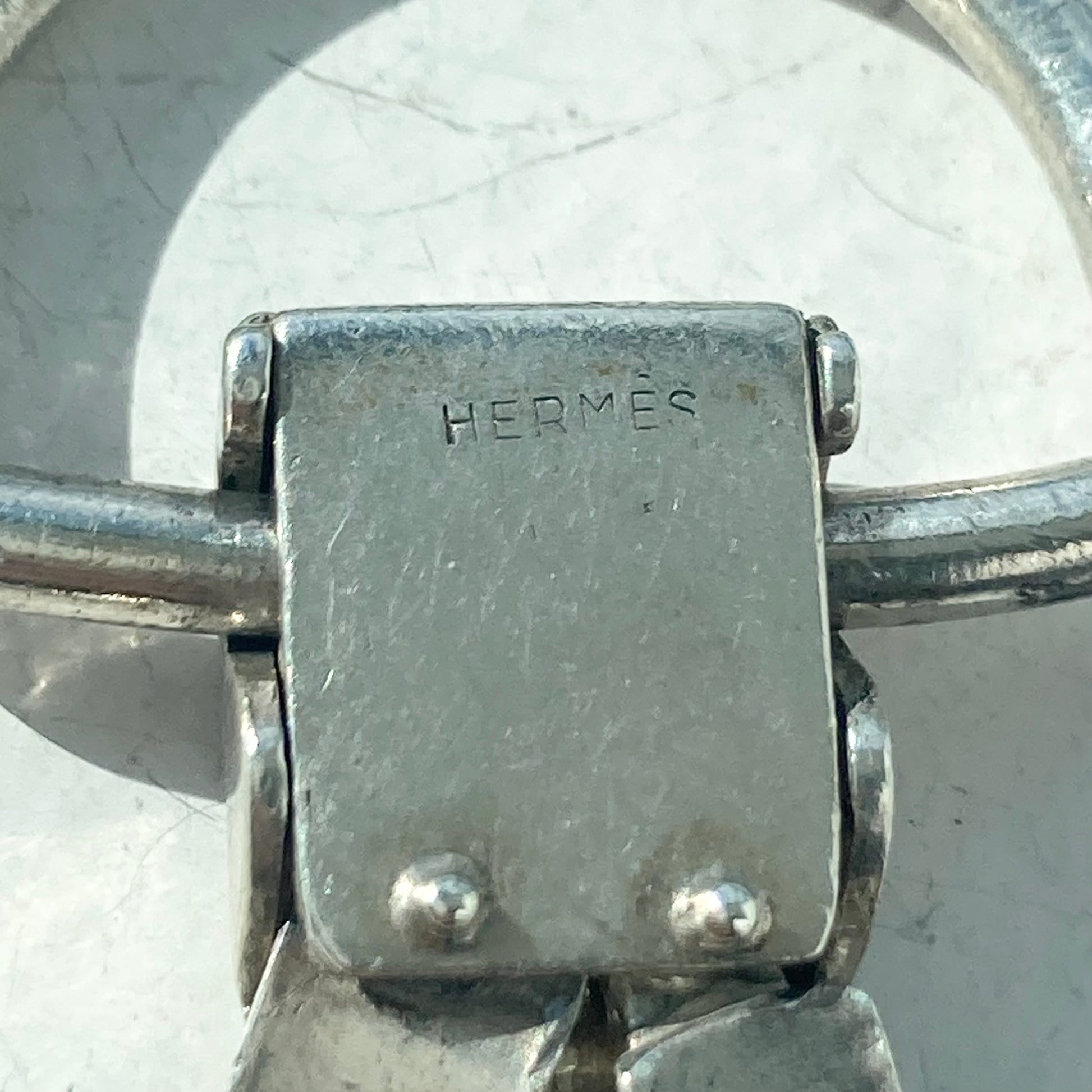60s HERMES Etrier Keyring vintage エルメス エトリエ 60s HERMES Etrier Keyring vintage エルメス エトリエ