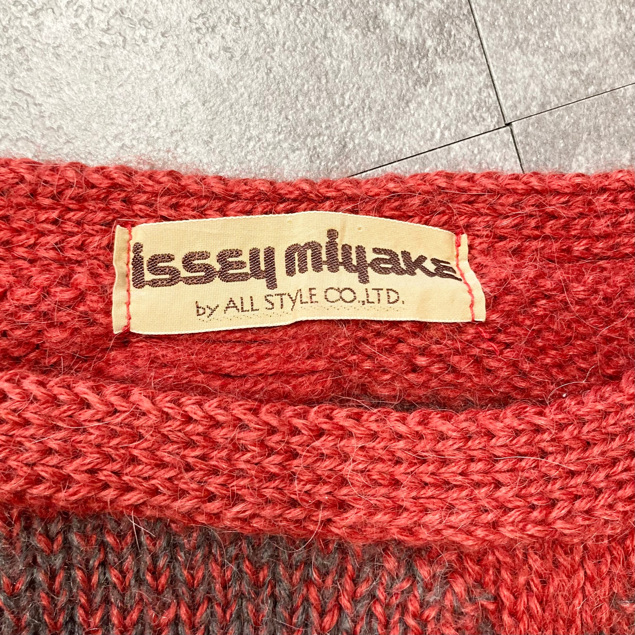 70s ISSEY MIYAKE ALL STYLE knit vintage イッセイミヤケ ニット