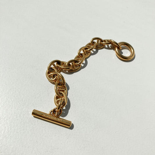 90s GUCCI by TOMFORD Anchor Chain bracelet vintage