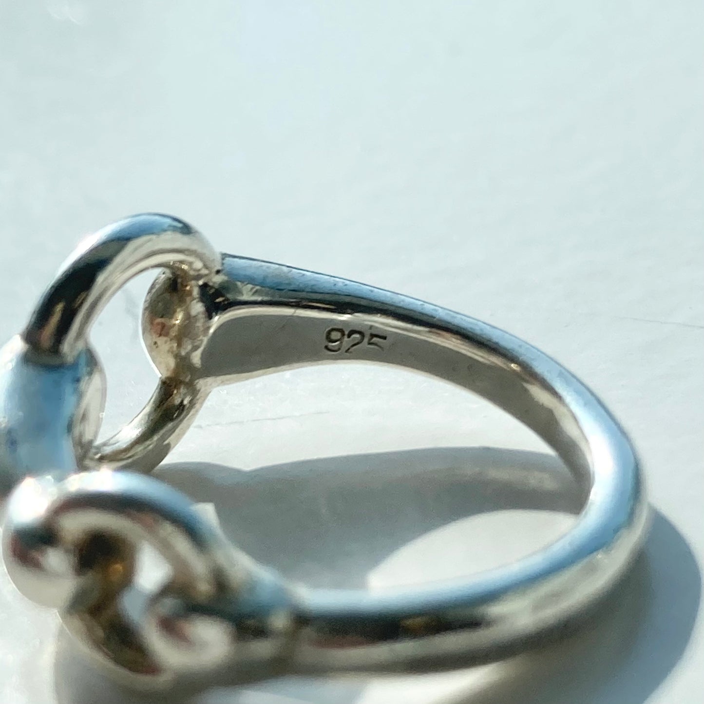 Hermès horse bit ring SV925 #9-10