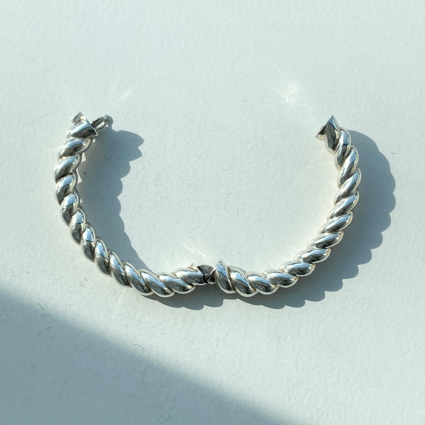 TIFFANY&Co. Twisted rope Bracelet vintage SV925