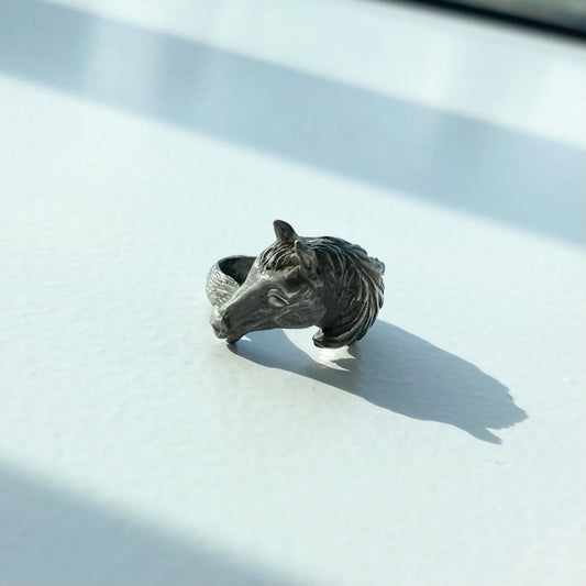 70-80s Hermès Cheval Horse ring vintage SV925 #11