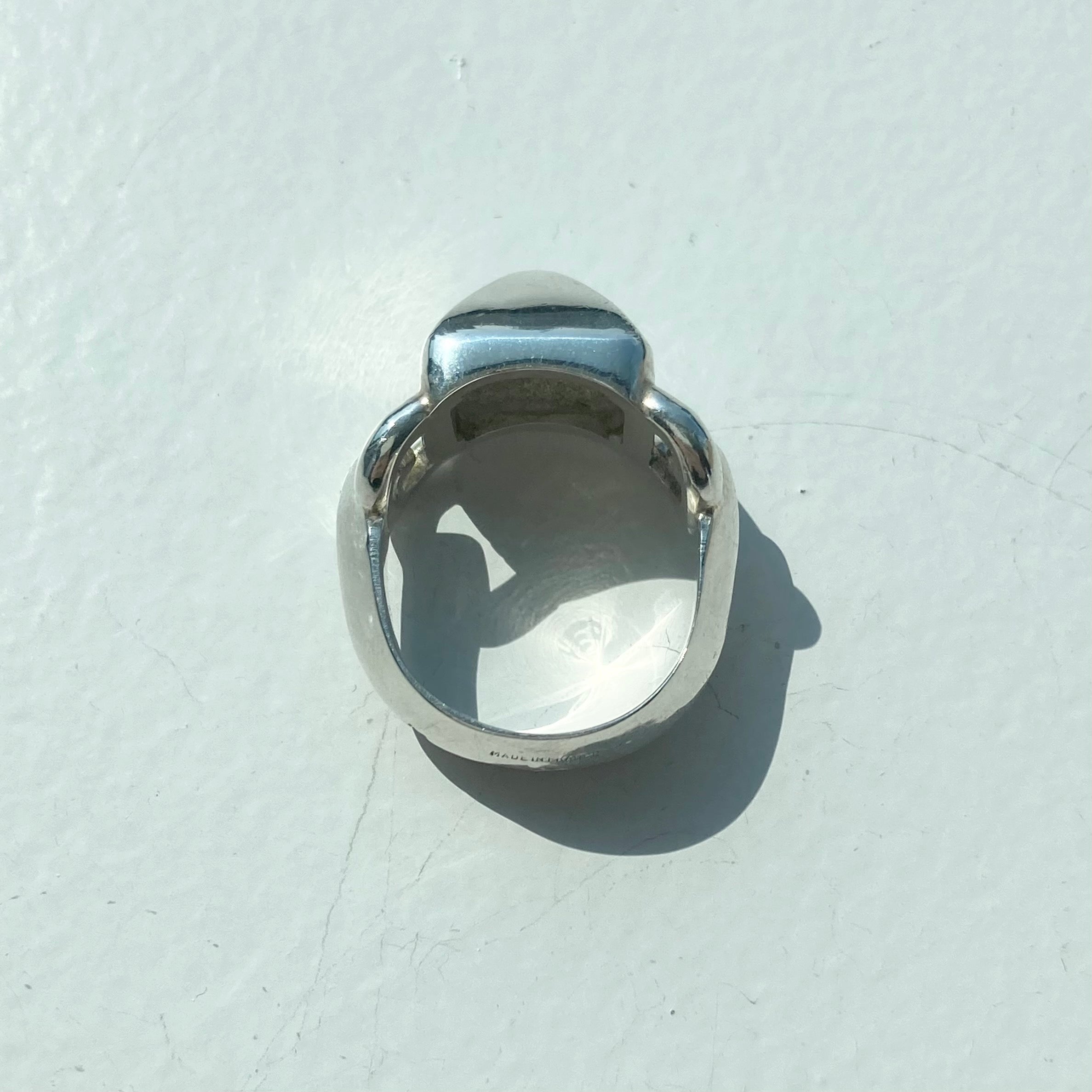 80s Hermes Medor ring vintage エルメス メドール リング 指輪 SV925