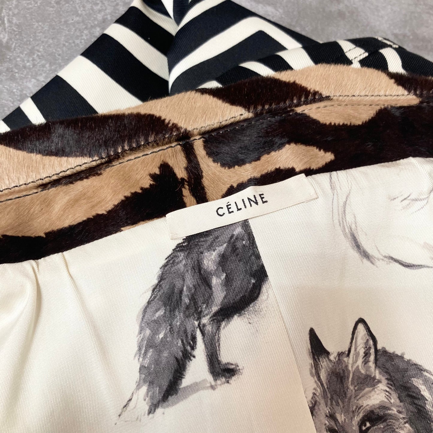 Fall2015 Celine by Phoebe philo Animal Coat