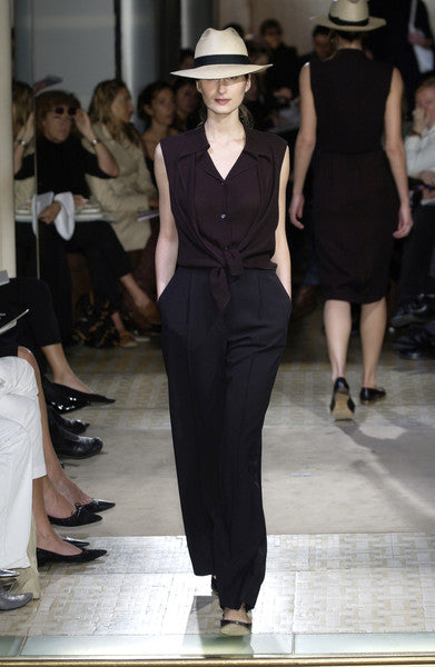 Spring2004 Hermès by Martin Margiela sleeveless Layered shirt