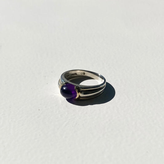 90s TIFFANY&Co. vintage Amethyst Ring SV925 AU750 #11