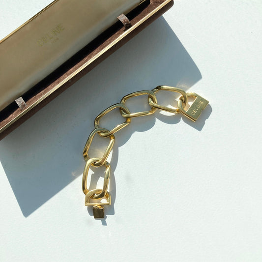 90s Celine Chain bracelet vintage