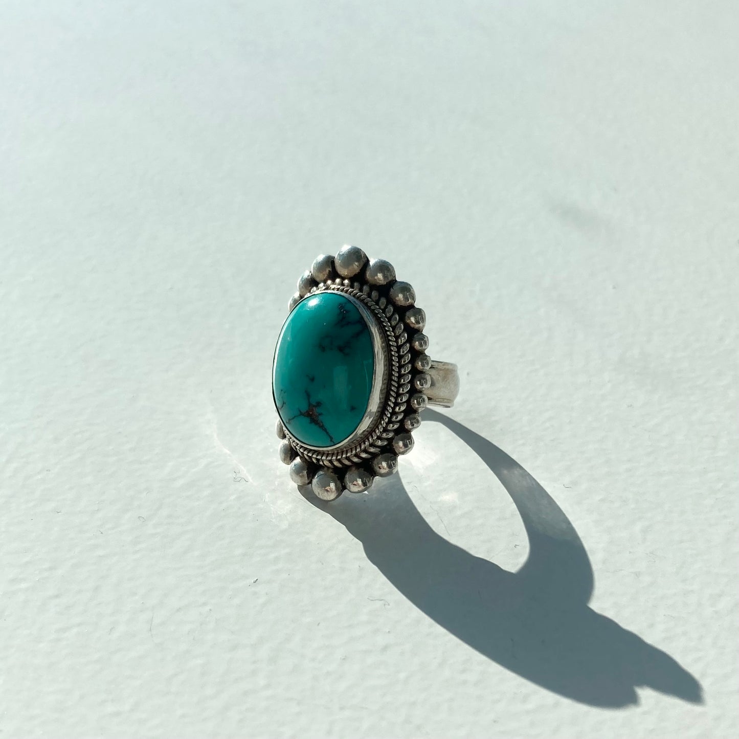 Vintage Turquoise ring SV925