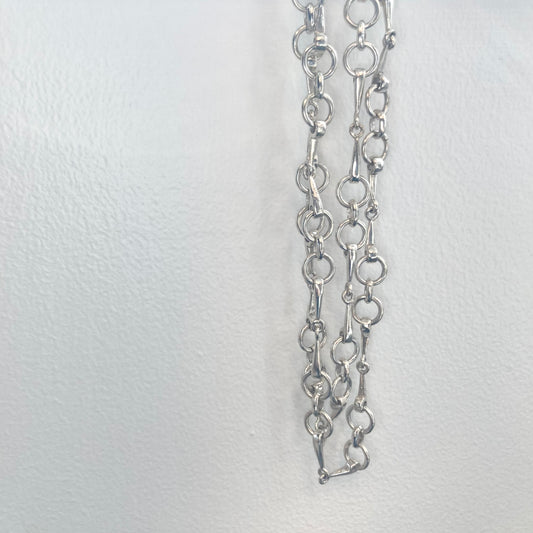 -60s Celine Horsebit chain necklace SV800