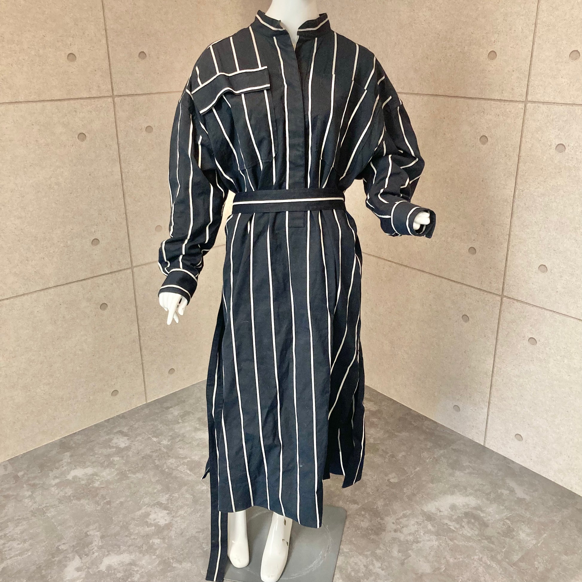 Spring2018 Celine by Phoebe Philo dress セリーヌ ストライプ シャツ