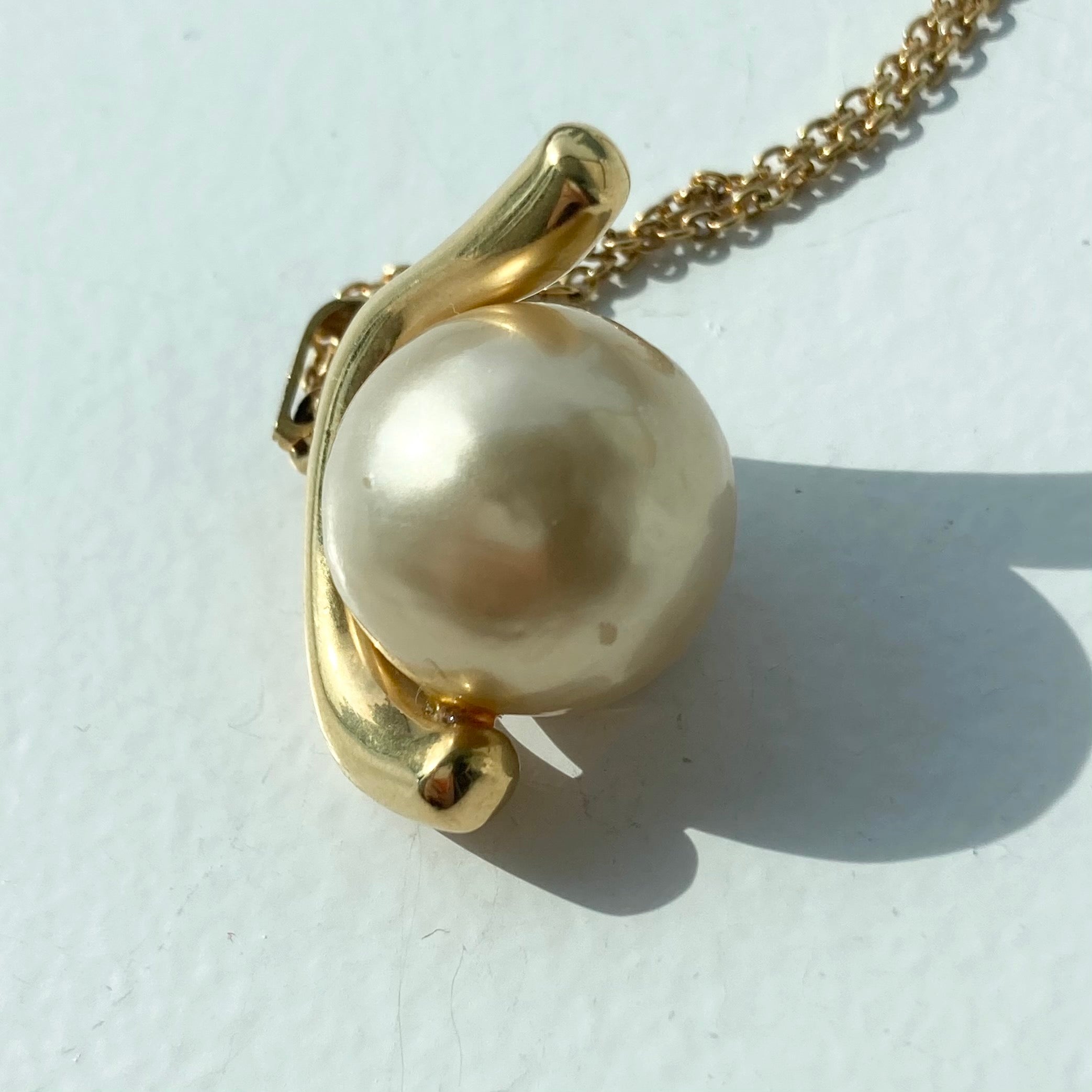 Celine by Phoebe Philo Fake pearl necklace セリーヌ フィービー期 ...