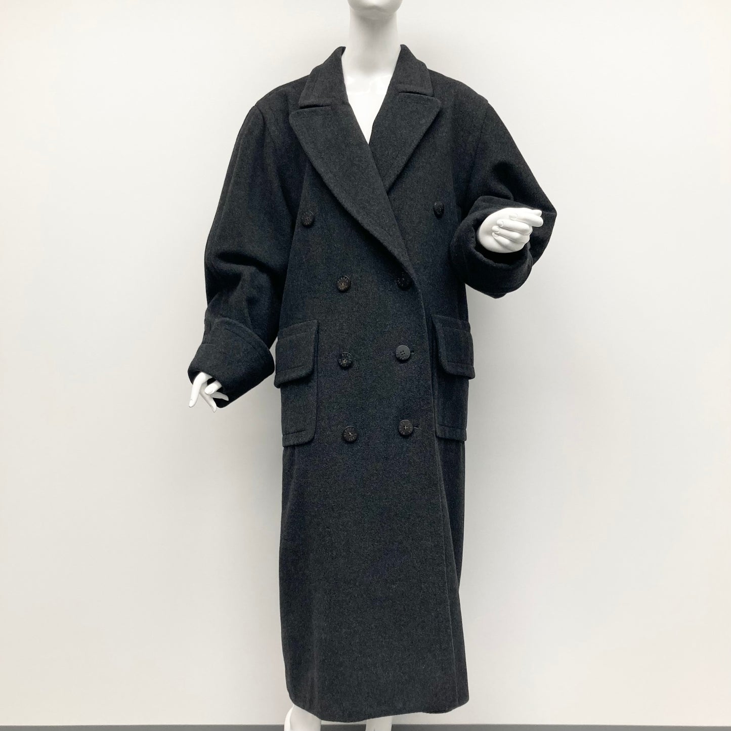 70s Hermès Over cashmere long coat vintage